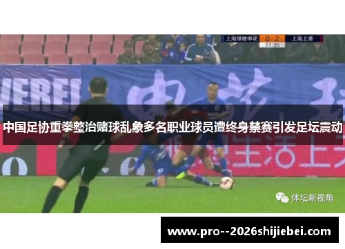 中国足协重拳整治赌球乱象多名职业球员遭终身禁赛引发足坛震动